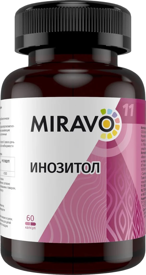 Инозитол, 500 мг MIRAVO